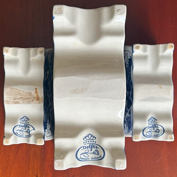 Three (3) FUN Delft Bricks Jasmijn Holland Tulipiere Frog Tulipier Pique Fleur - Picture 5 of 5